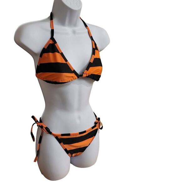 NEW Women's Bikini Super Cute Fun Summer Pool Beach Tie Swimsuit Tanning Cruise - Picture 2 of 12